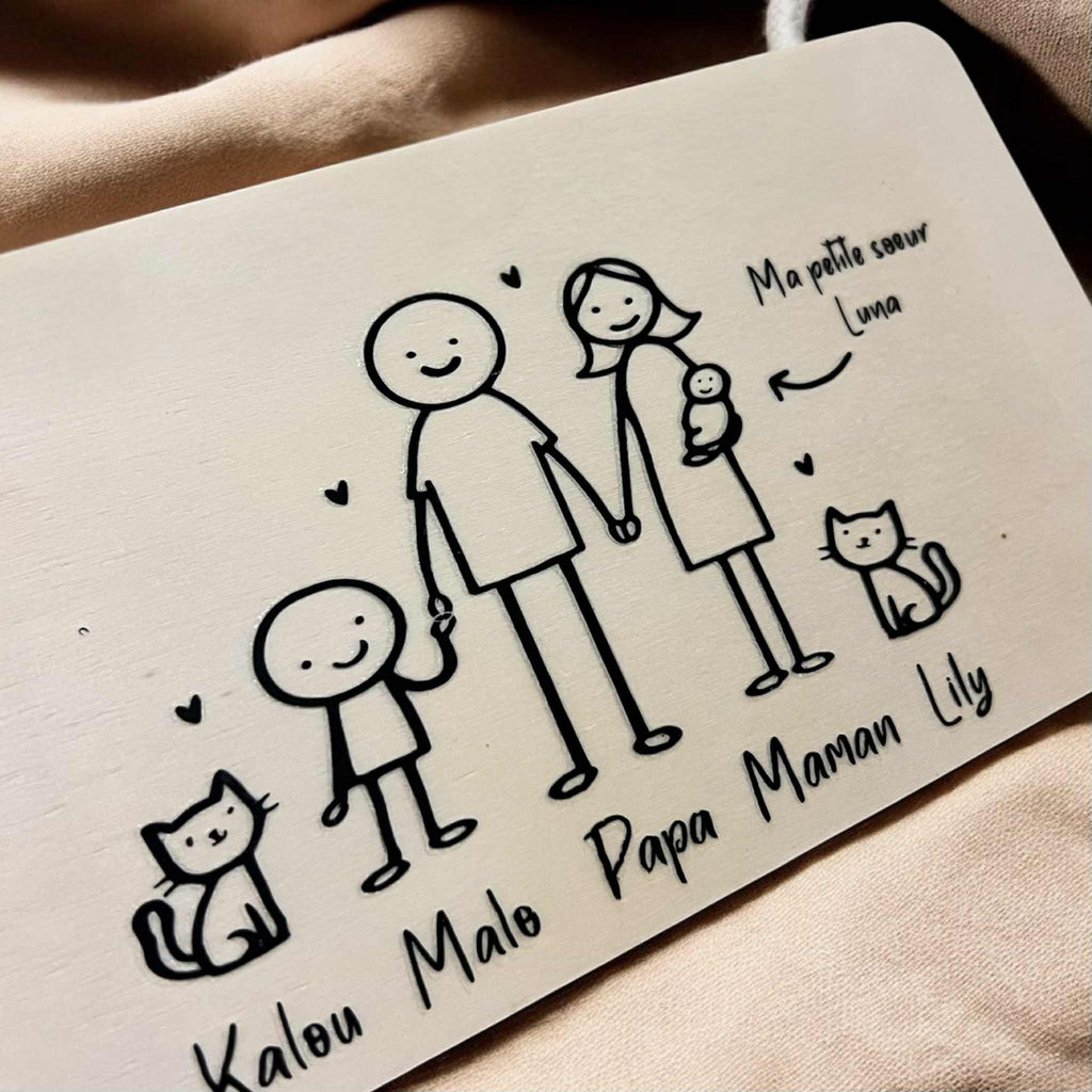 Plaque "Bienvenue chez nous"