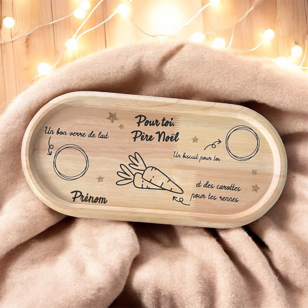 Plateau pour le Père Noël