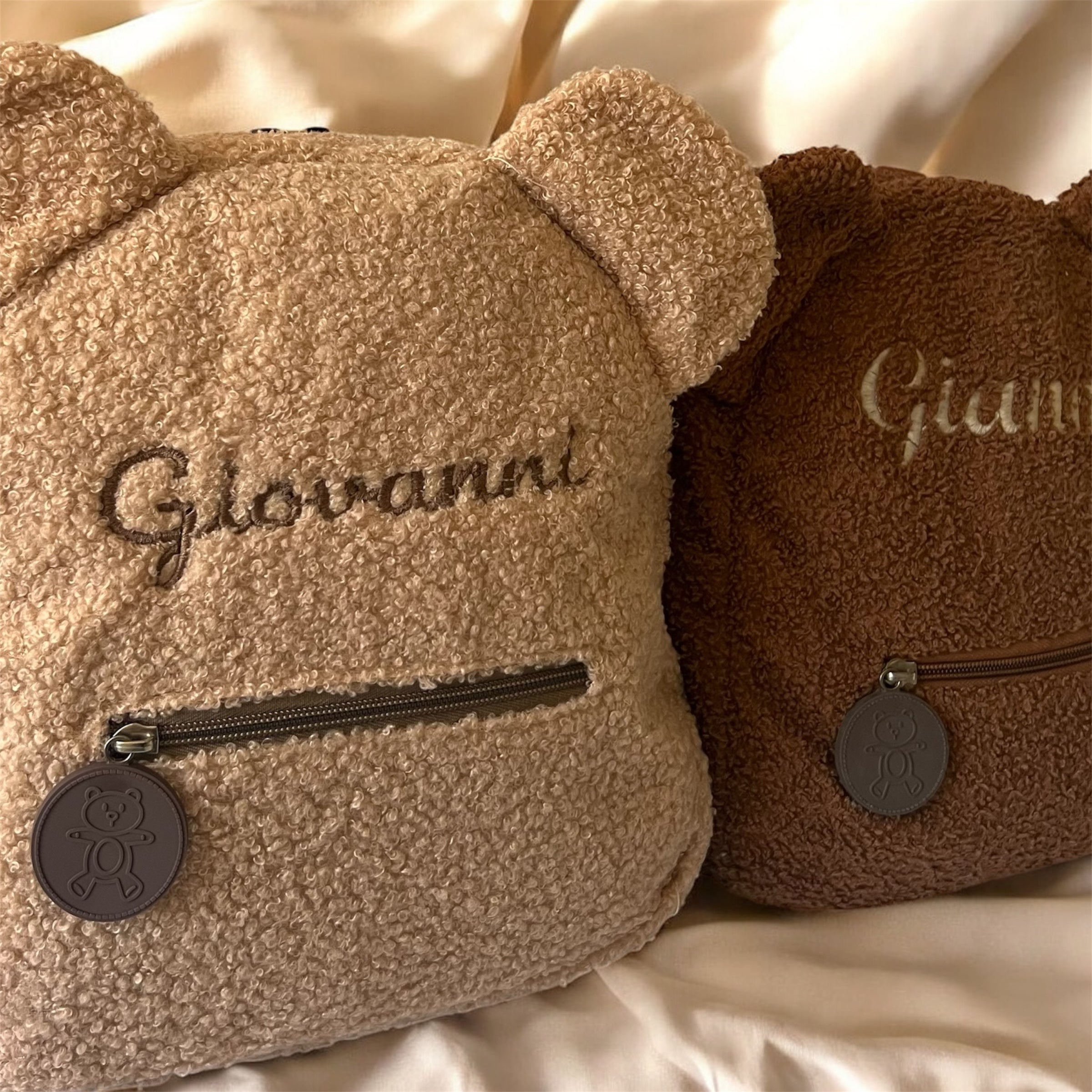 Sac à dos en peluche